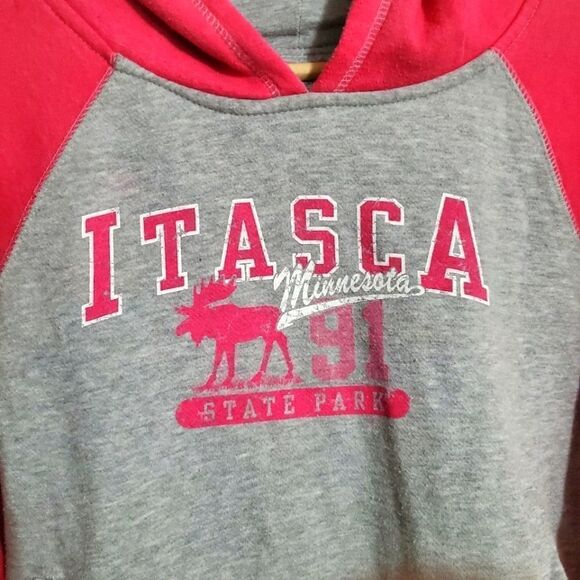 Kid-U-Not Gray/Pink Hoodie Sweater Size M - Picture 3 of 7